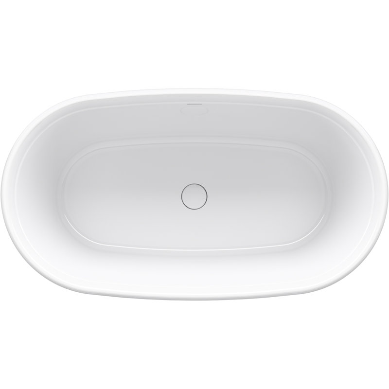 Kohler Memoirs 60" x 34" Freestanding Soaking Bathtub & Reviews Wayfair
